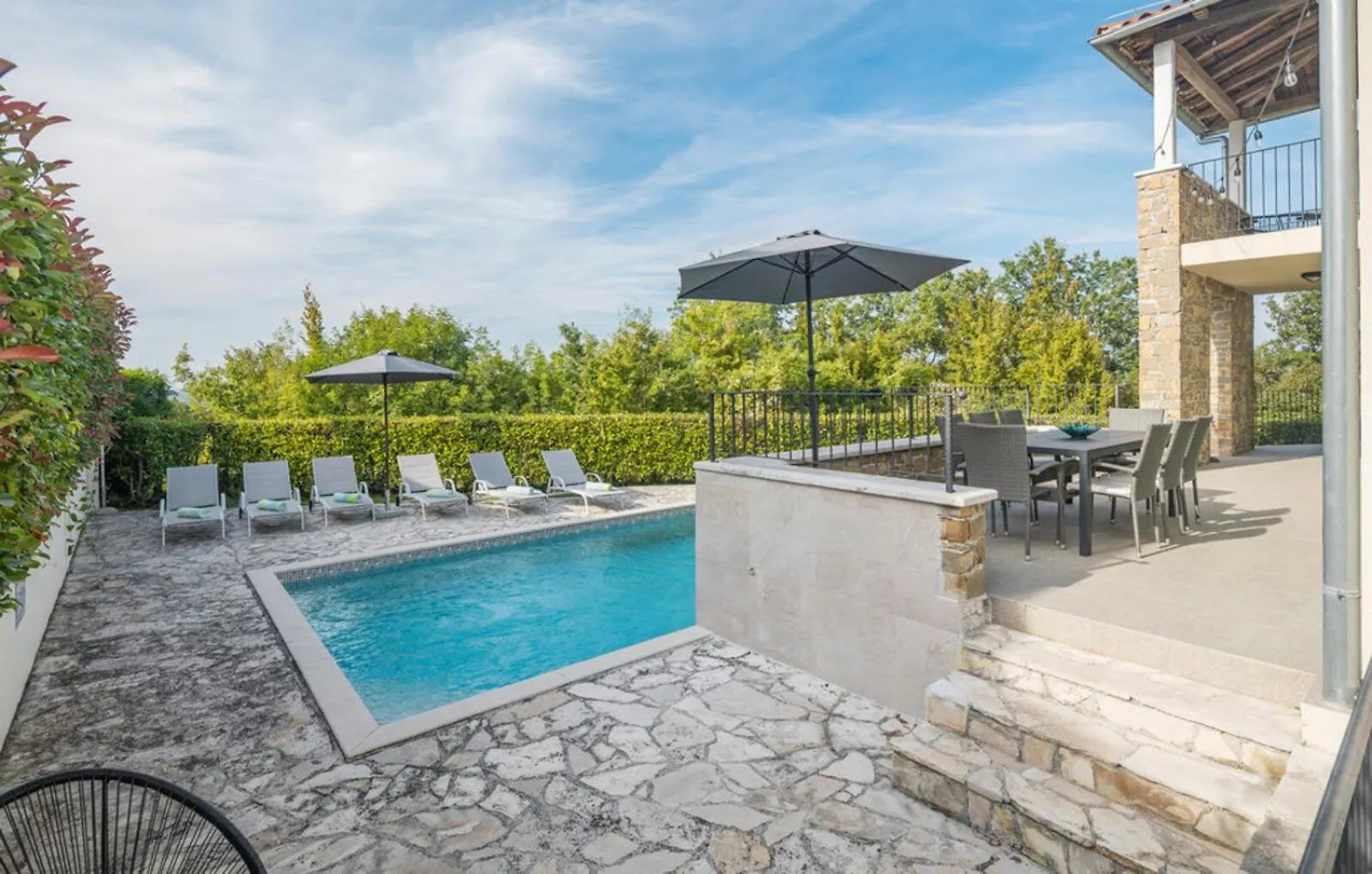 Villa Morgan For 8 People In Central Istria With 45 M2 Private Pool & Pet Friendly Donje Baredine Chorwacja